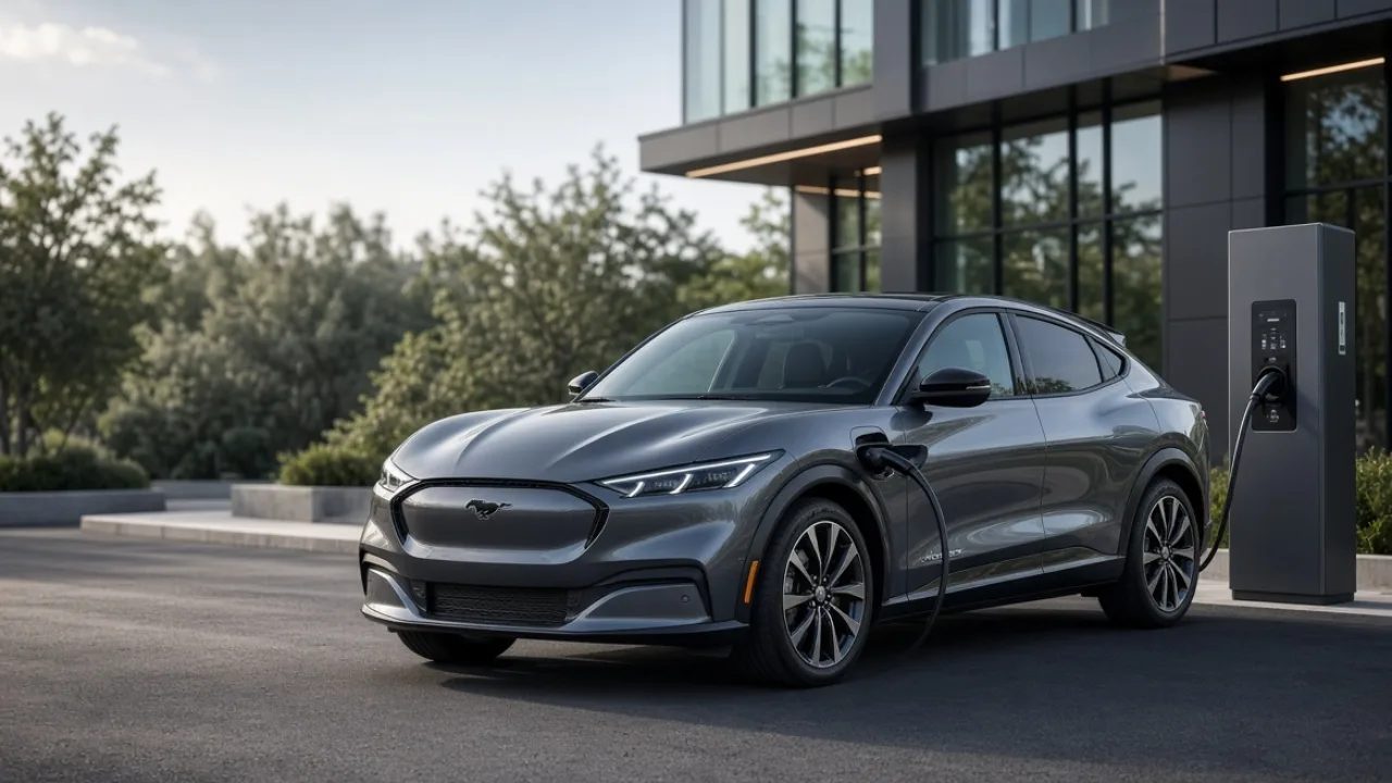 2026 Ford Mustang Mach-E electric SUV with extended-range battery