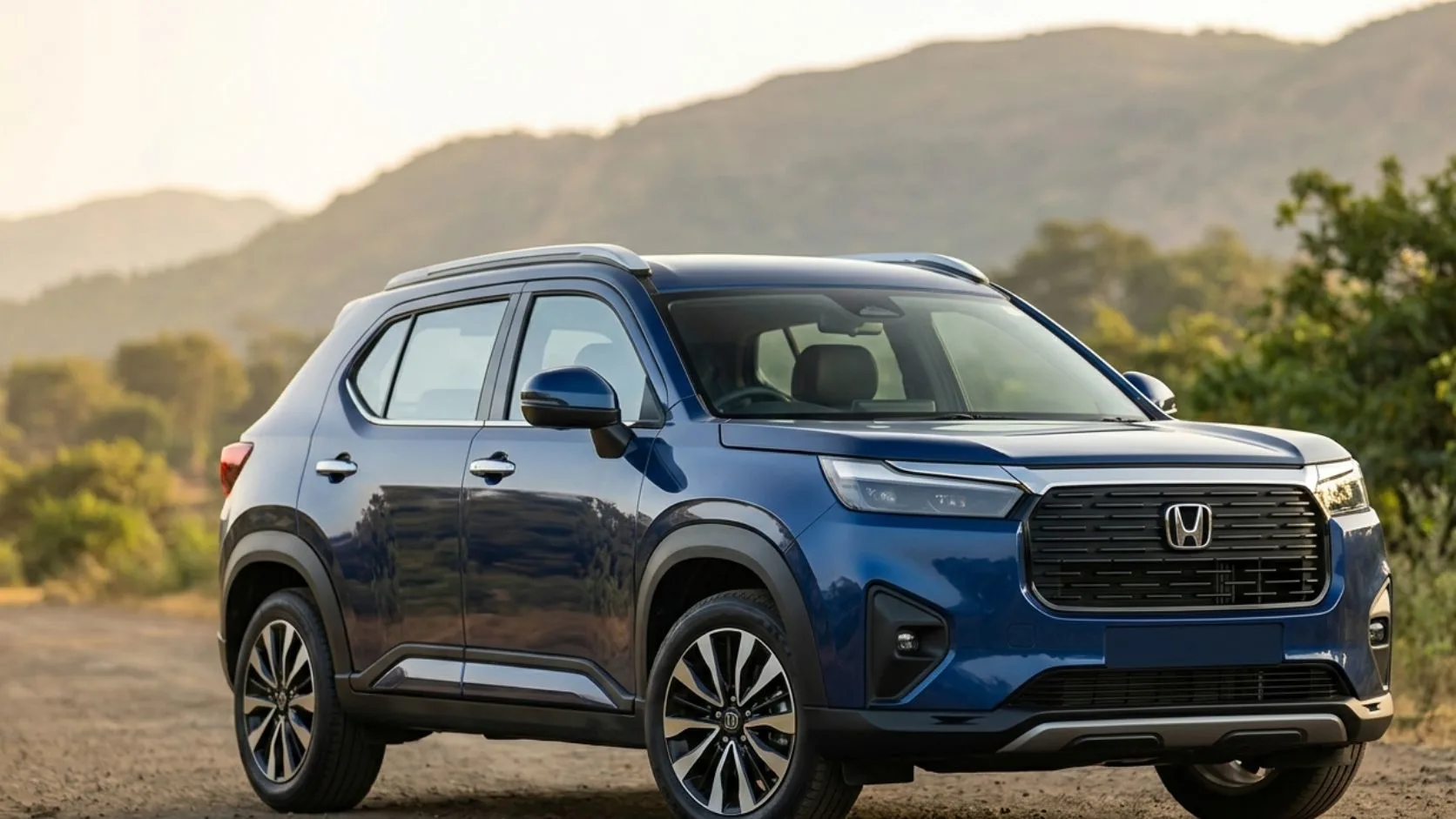2026 Honda Elevate SUV showing exterior design and ground clearance