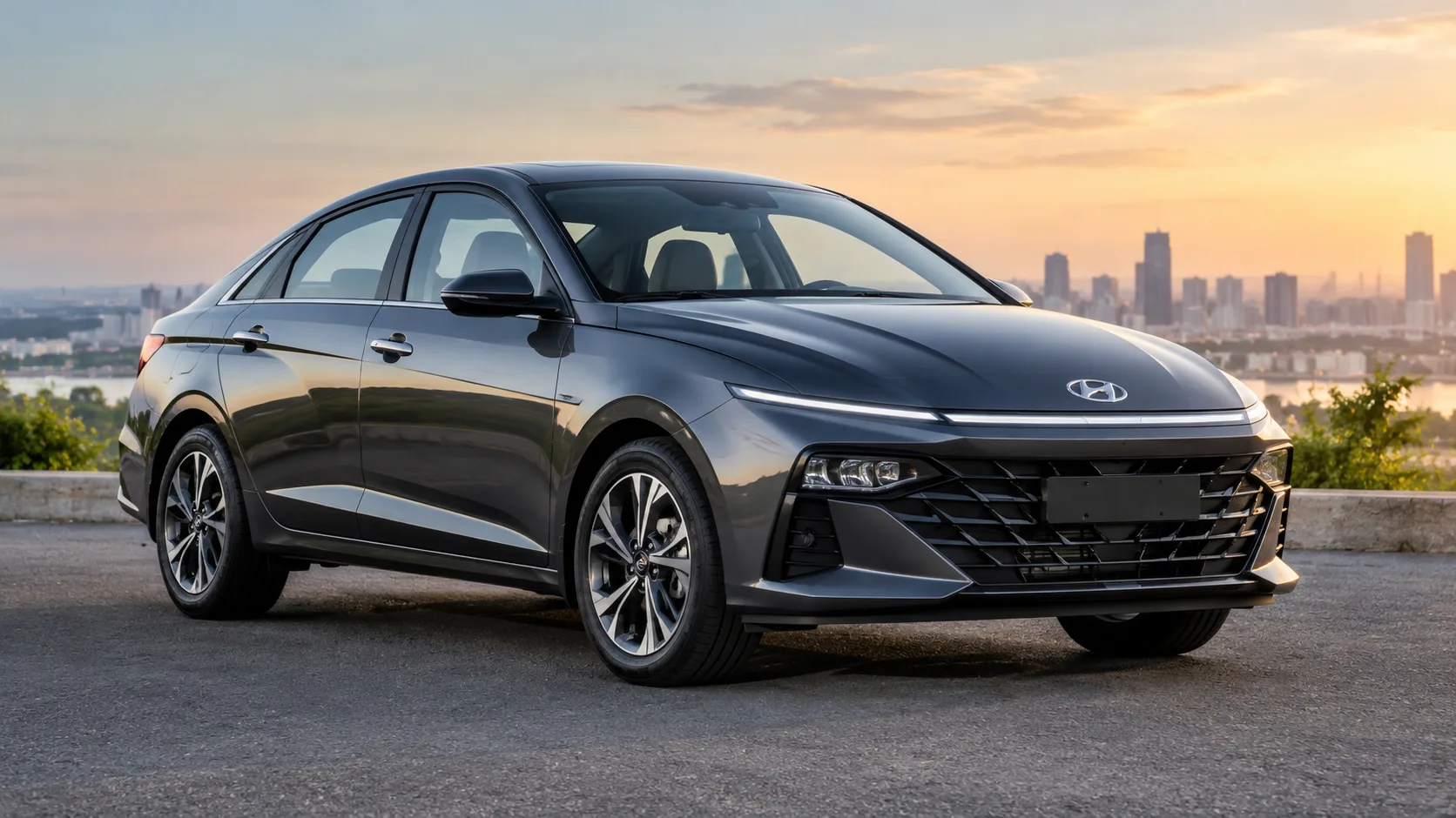 2026 Hyundai Verna sedan exterior showing front design and styling