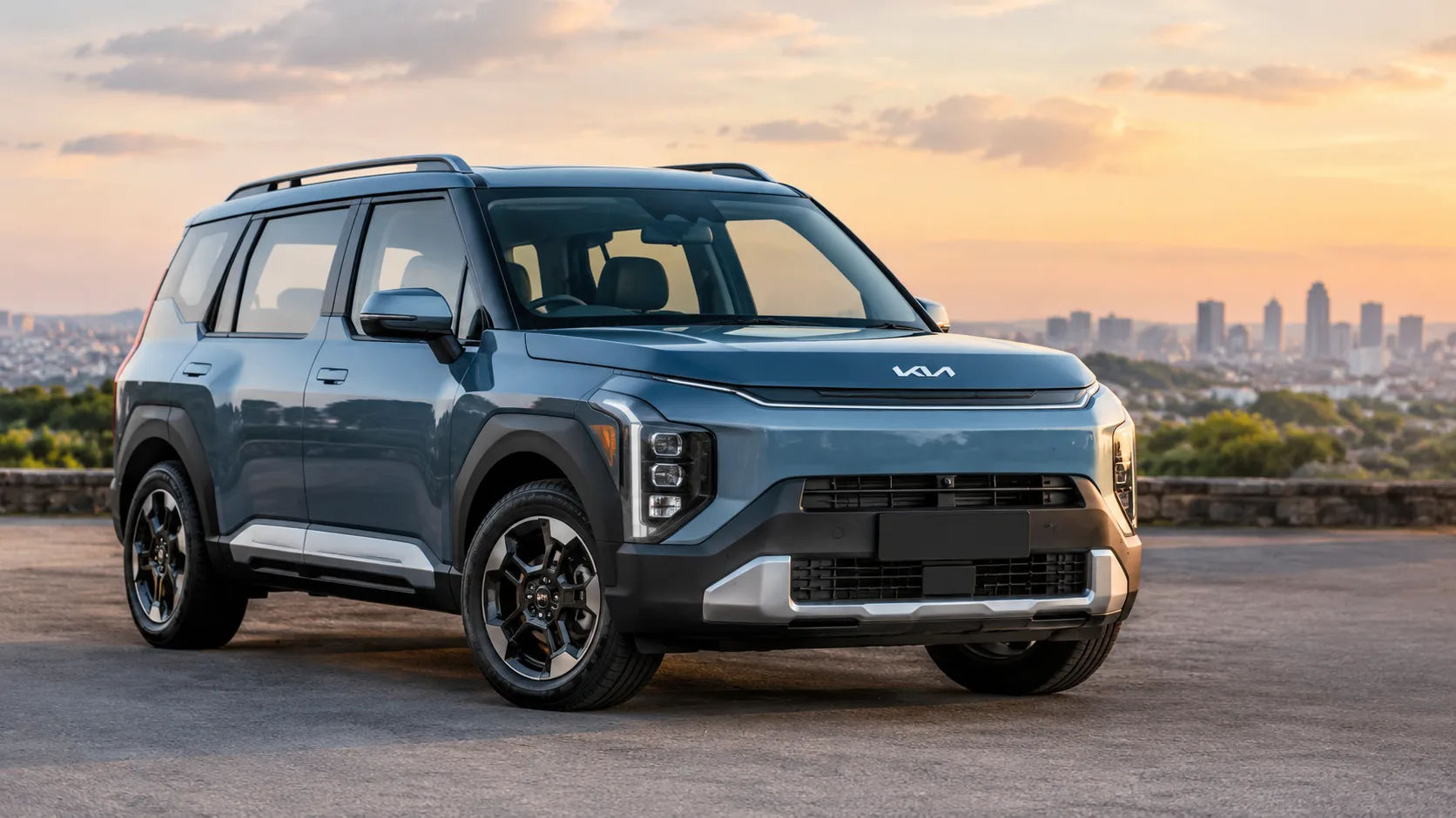 2026 Kia Syros compact SUV exterior in India