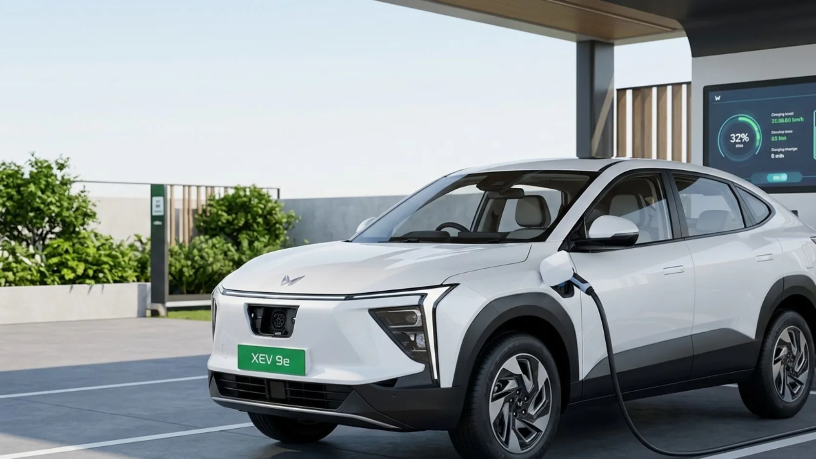 2026 Mahindra XEV 9e electric SUV with coupe design