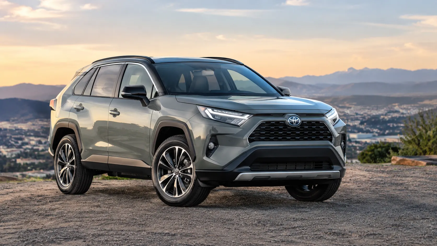 2026 Toyota RAV4 hybrid SUV with redesigned interior and AWD