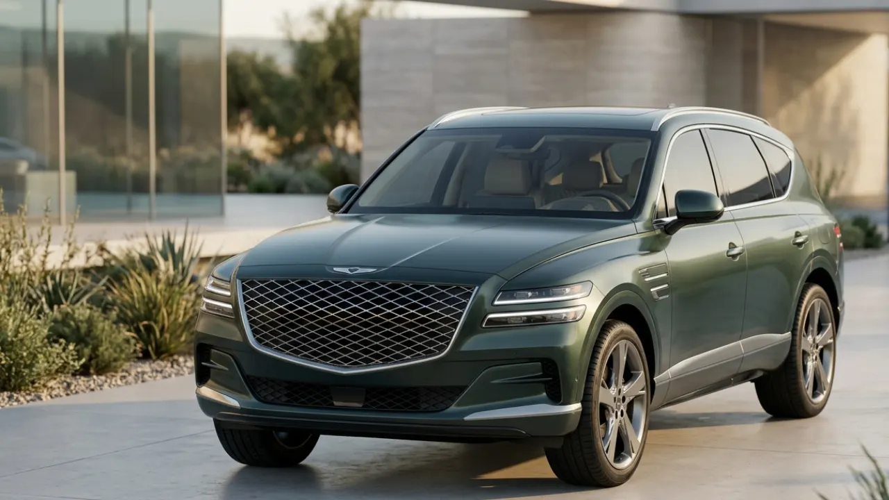 Genesis GV90 electric SUV with 123.5 kWh battery and fast charging