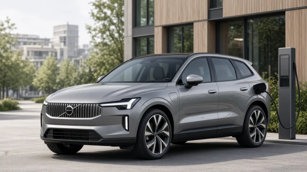 Volvo EX60 electric SUV range charging and safety features